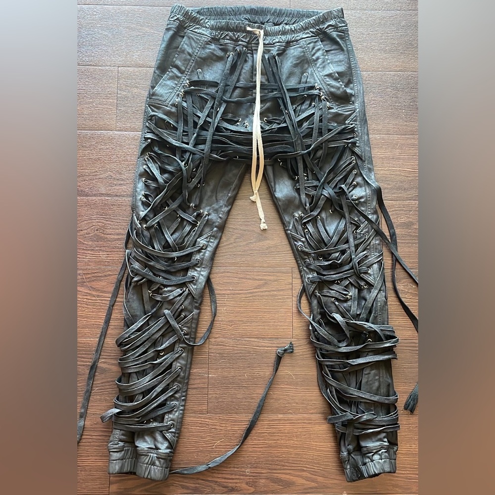 Rick Owens mega lace joggers.